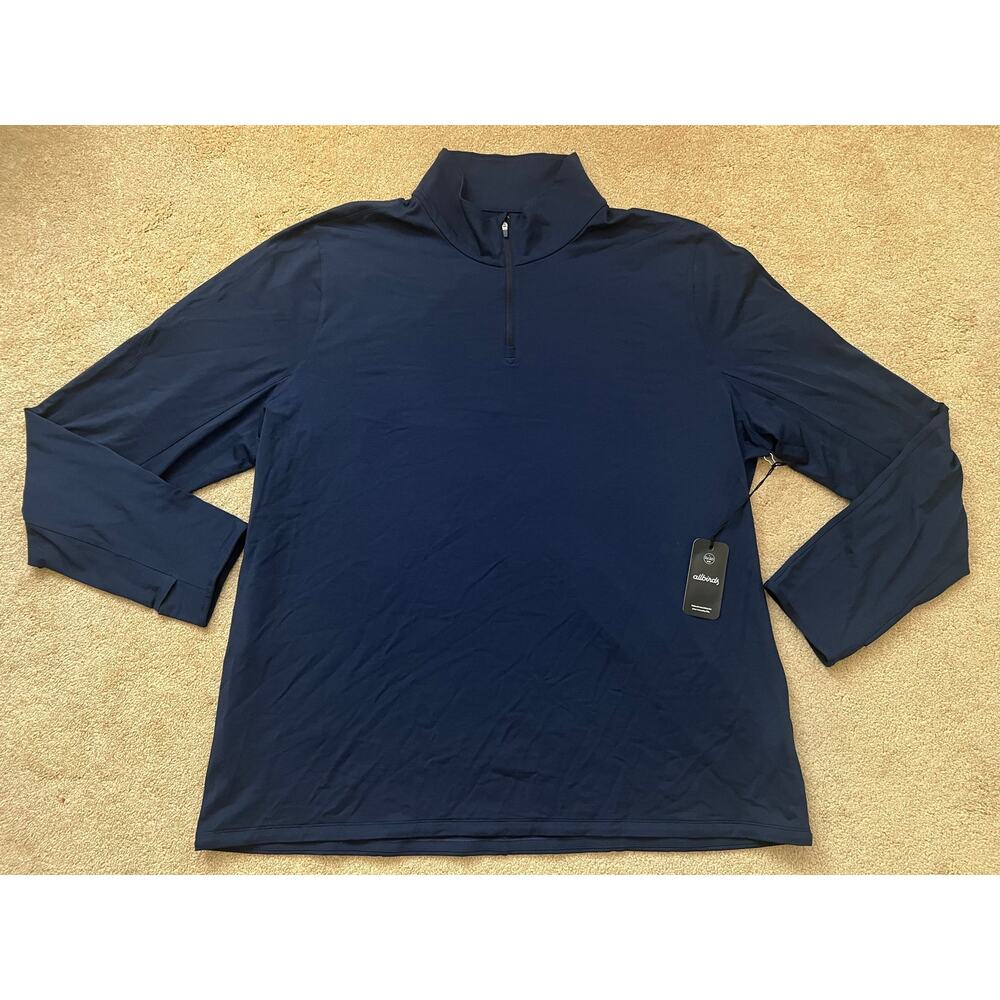 Allbrids Natural Run Mid Layer Quarter Zip Sweater